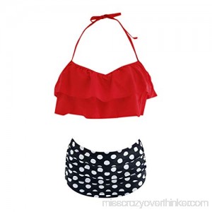 Palalibin Baby Girls Bikini Swimsuit Set Family Matching Mother Girl SwimwearS,Red Small